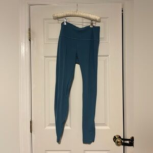Teal High-Waisted Leggings